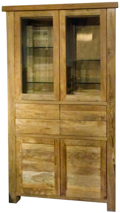 Glasvitrine Teak "Typ 1"