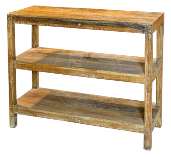 Kleinregal aus Teak rustikal