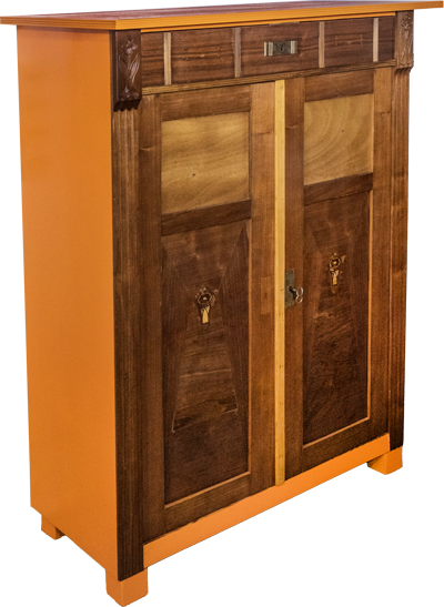 Original-Vertiko "Nuss-Orange"