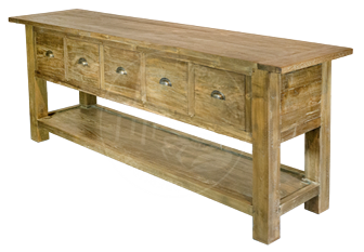 Wandtisch Lieso mit Schubladen
